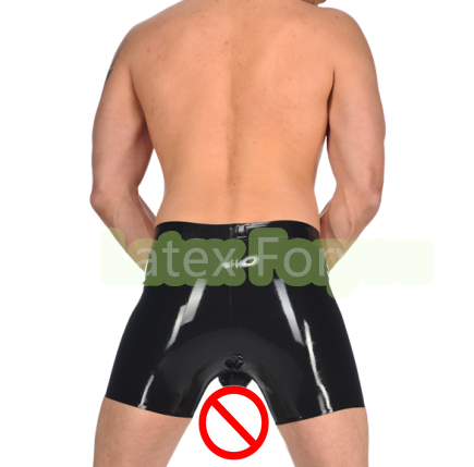Pouch Boxer Pouch - กางเกงยางรัดอวัยวะเพศชายสำหรับผู้ชายกางเกงในบุรุษแบบนุ่มปลอดภัยกางเกงในไก่กางเกงขาสั้นบ็อกเซอร์เซ็กซี่กางเกงในไม่มีซิป