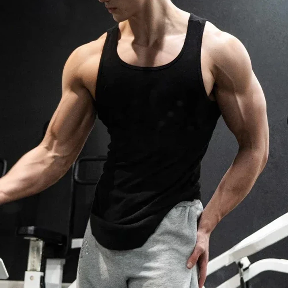 ผู้ชายกีฬา Slim เสื้อกั๊กฤดูร้ - Undershirt Crew Neck บทวิจารณ์และราคา