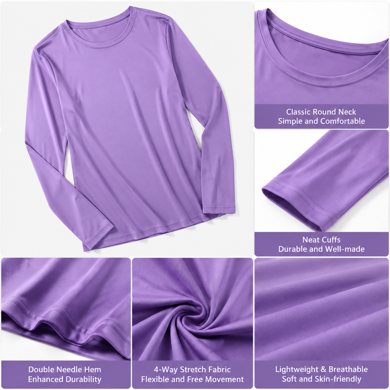 เสื้อซับในคอวีแขนยาว, เสื้อชั้ - Undershirt Crew Neck บทวิจารณ์และราคา
